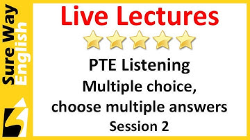 PTE Listening Multiple choice multiple answers Practice Questions Set 2