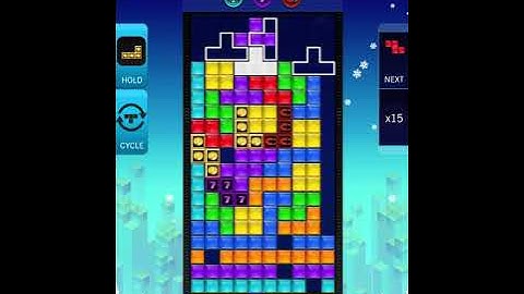 Tetris blitz strategy #1:super 7 combo score w/ instant replay