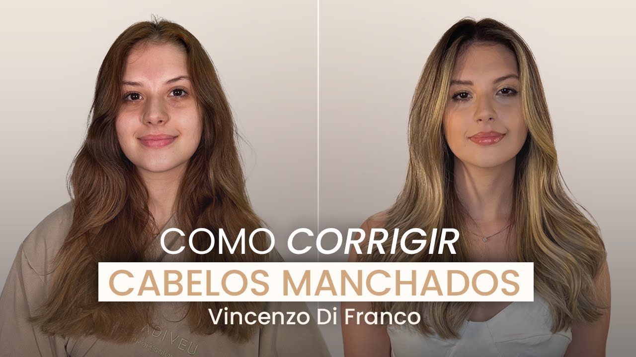Como corrigir cabelos manchados? | Com Vincenzo Di Franco