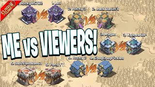 Challenging My Viewers to a 5v5 Friday War! - Clash of Clans