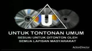 Berjaya HVN Sdn. Bhd. Logo with Warning & Untuk Tontonan Umum (Malay) (Maximize Version)