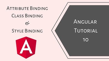 Attribute Binding | Class Binding | Style Binding | Angular tutorials