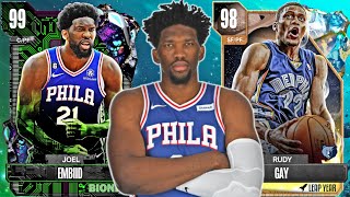 DARK MATTER JOEL EMBIID DEBUT IN UNLIMITED LIVE! NBA 2k24 Myteam NMS and main Account Grinding