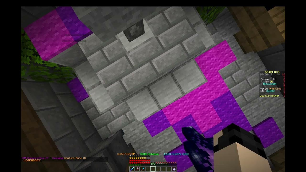 POV Couture Rune Hypixel Skyblock YouTube