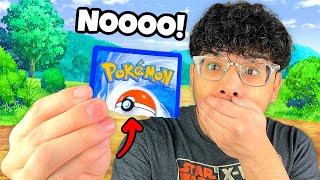 I Cut Every Single Shiny Pokemon Card IN HALF! **DON'T TRY THIS**