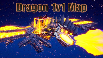 Fortnite Outer Space - Fire Dragon 1v1 Map (Fortnite Chapter 2) #FleaTop5