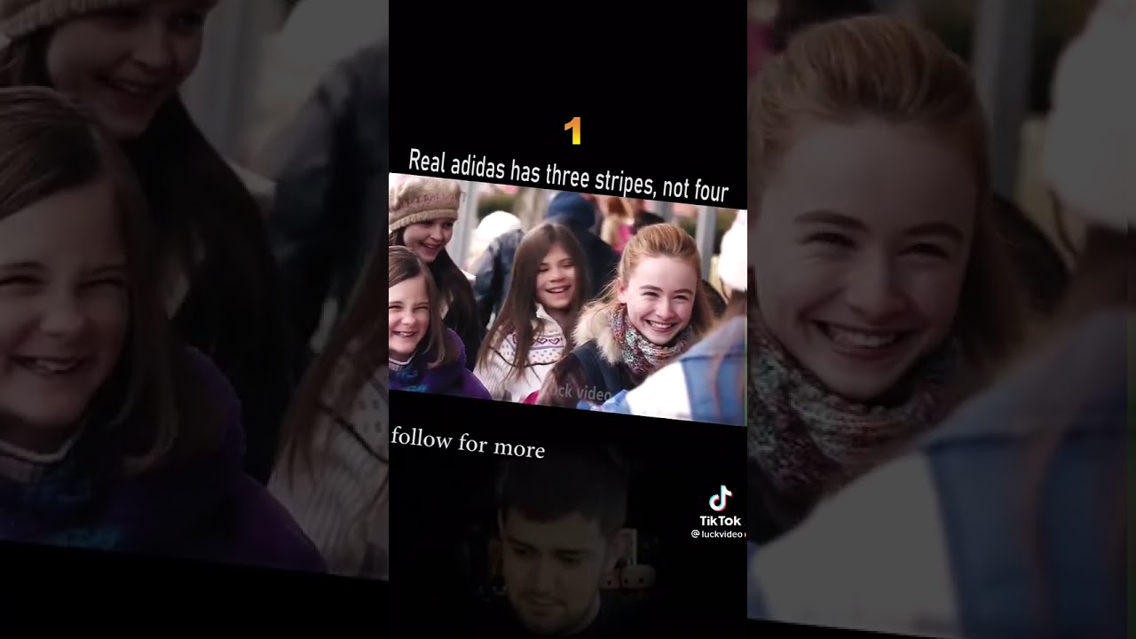 real adidas has three stripes not four