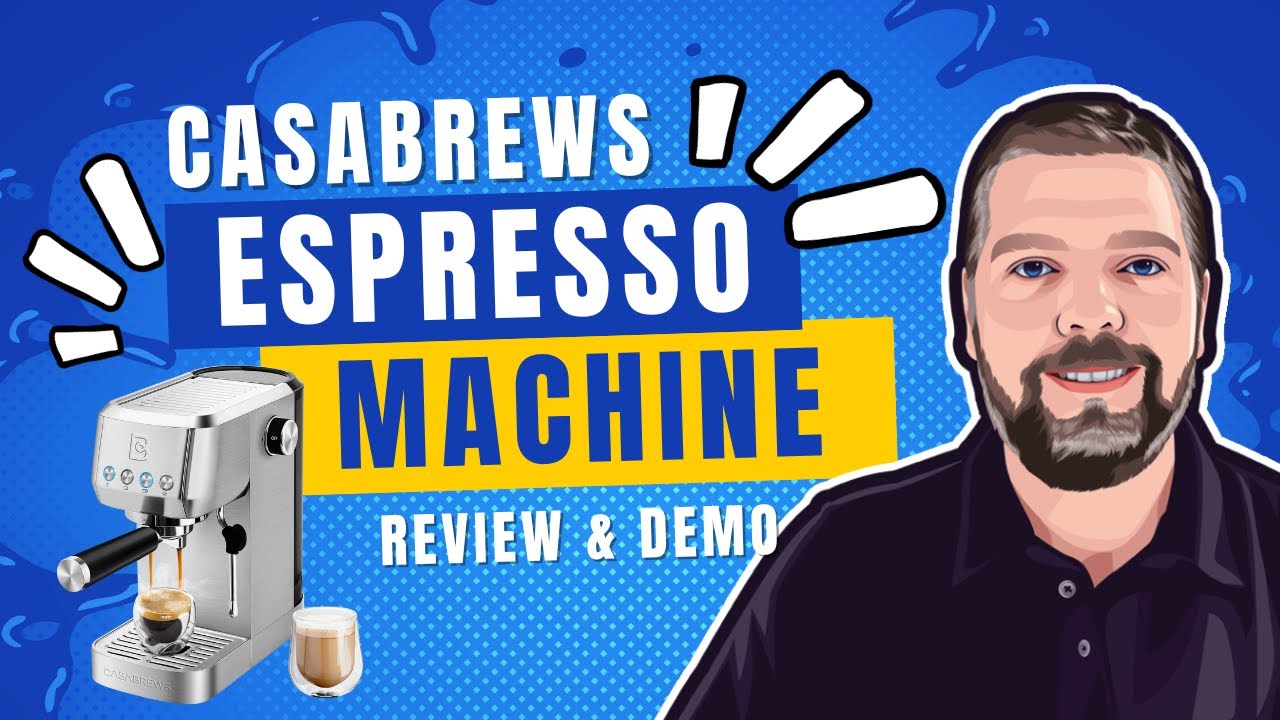 CASABREWS 3700GENSE™ 20-bar Espresso Coffee Machine with Powerful Stea