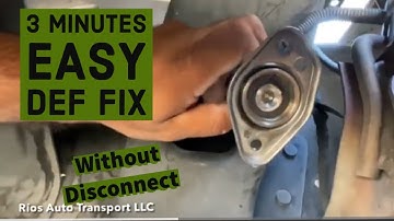 Service Def see Dealer Easy 3 minute Fix!!  Dodge 5500 DIY repair.