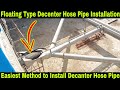 Decenter Hose Pipe Installation | Sewage Treatment Plant | STP Decenter Hose Pipe