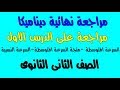 مراجعة ديناميكا الدرس الاول الازاحة الموضع السرعة المتوسطة متجة السرعة المتوسطة السرعةالنسبية
