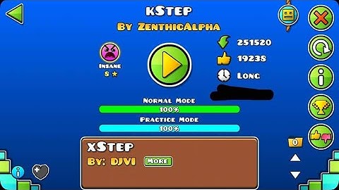 Geometry Dash - kStep by ZenthicAlpha 100% Complete (Insane Level)