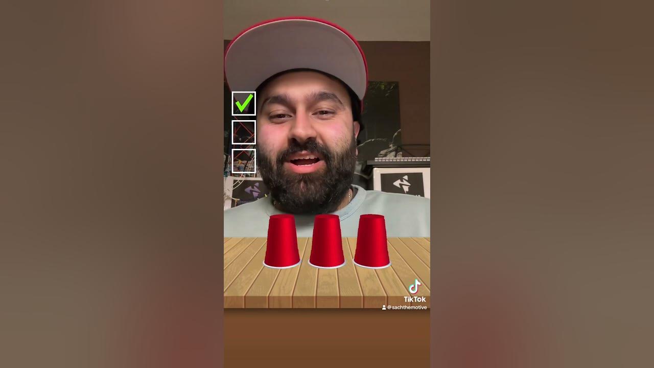 Find the ball cup game tiktok tiktok entertainment game gaming 