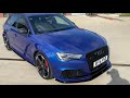 2016 AUDI RS3 8V- APR STAGE 2+ 440BHP - MILLTEK EXHAUST - SEPANG BLUE -HPI CLEAR