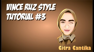 Tutorial Vector Art Vince Ruz Style Cewek Berhijab Jilbab Part 3 Jilbab, Pakaian dan Finishing