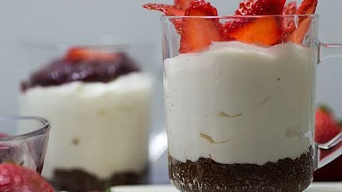 Low Carb  No-Bake Cheesecake for one - 5 minute KETO dessert