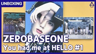 ZEROBASEONE 'You had me at HELLO' ECLIPSE, SUNSHOWER & SOLAR ver. #Unboxing @Ktown4u (14.05.2024)