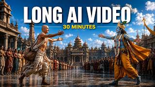 Create 30 Minute Long AI Videos for FREE Like @sarvatrahindutva | Full Workflow