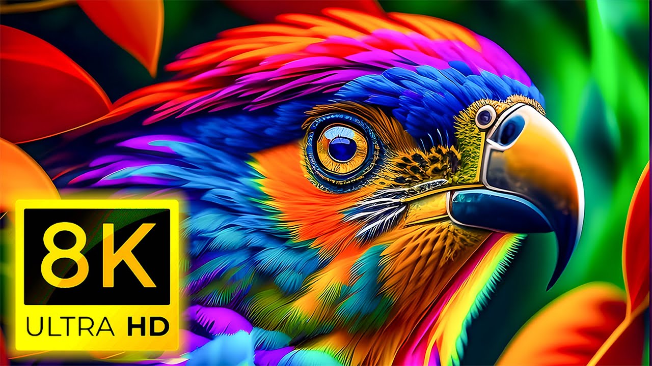 8K TV ( Bird ) - The world largest collection of birds and relaxing nature sounds in 8K ULTRA HD