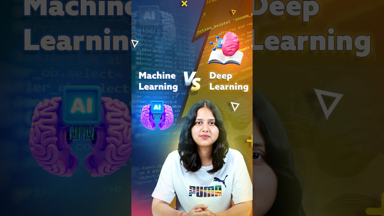 Machine Learning vs Deep Learning | ML vs DL Explained | Intellipaat #shorts