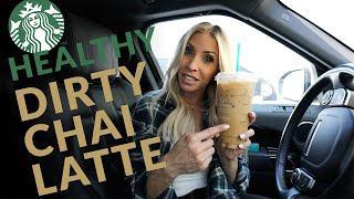 Starbucks Healthy Drink Swap: Dirty Iced Chai Latte