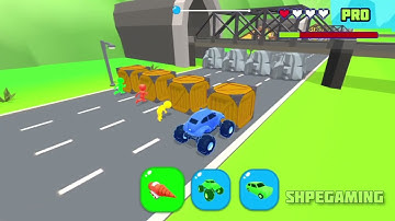 Shape Shifting 🏃‍♂️🚗🚲🚦all Levels Gameplay Walkthrough Android,ios Max Level MAX504 #shapeshifting