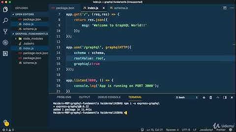 GraphQL: Learning GraphQL with Node.Js : Creating GraphQL Schema