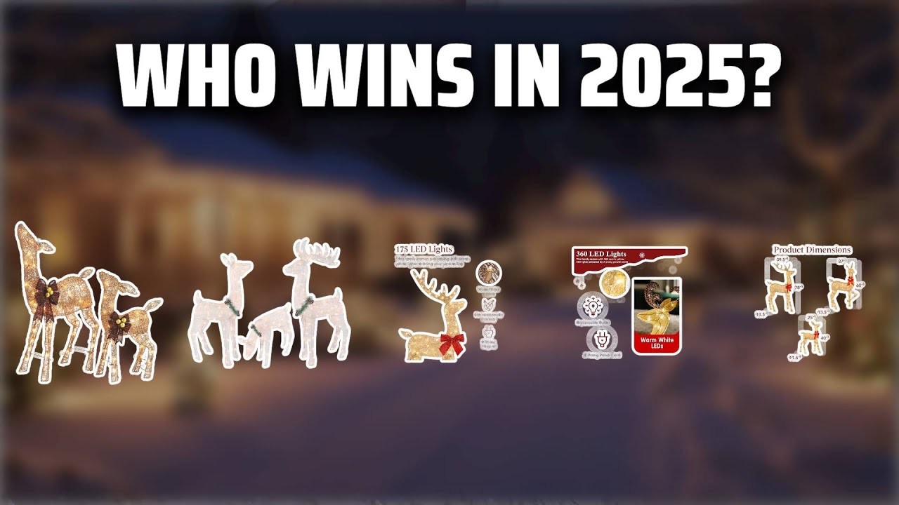 The Top 5 Best Lighted Deer Family in 2025 - Must Watch Before Buying!