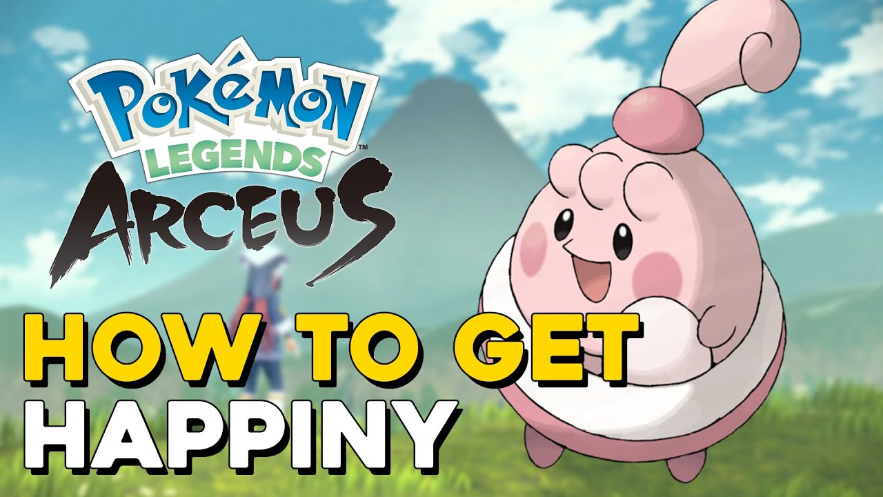 Pokemon Legends Arceus How To Get Happiny - YouTube