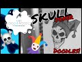 Joker Skull - Doodle - Full Color