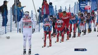 Tour de ski 2011-2012 Obersdorf(Ger) Stage-4.Ski Races: Men's Thrilling Pursuit 10+10 km! Skiathlon.
