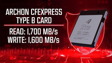 NEW CFExpress TYPE B Card | Exascend Archon