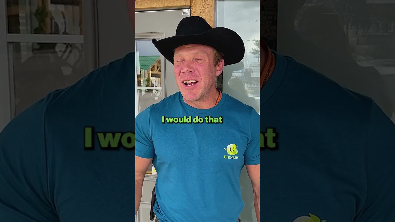 When you ask a Rodeo Cowboy to chew Spruce Gum #cowboy #natural  #herbal