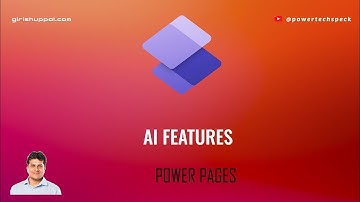 What are the different AI related features currently available within Microsoft Power Pages?
