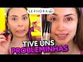 FIZ UMA MAKE COM OS MAIS BARATINHOS DA SEPHORA!