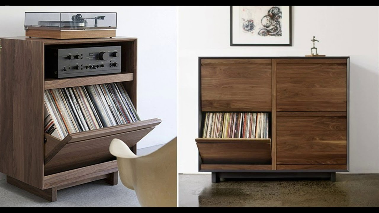 37 Record Storage Cabinet Plans Interior Design - YouTube