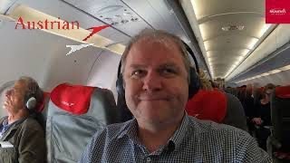 THE CLASS ACT that is Austrian Airlines!  Heathrow to Vienna in Economy