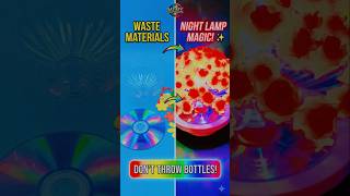 Amazing DIY Flower Lamp from Waste Materials! 💡✨ #shorts #crafting #youtubeshorts