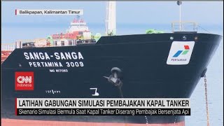 Latihan Gabungan Simulasi Pembajakan Kapal Tanker