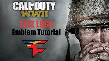(NEW) FaZe Logo Emblem Tutorial- COD WW2