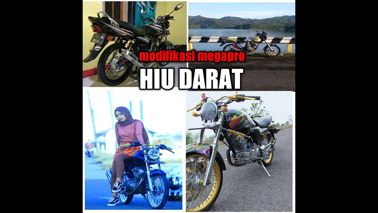 Modifikasi megapro hiu 2005 mp hiu darat YouTube