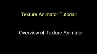 Overview of Texture Animator Plugin for Daz Studio 4