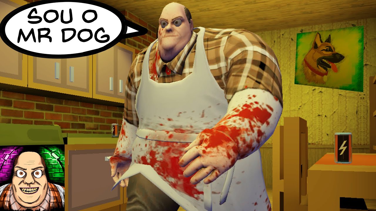 O MR DOG É MALUCO!! JOGO DE TERROR GRÁTIS PARA CELULAR (Mr Dog Parte 1