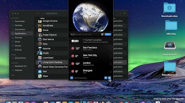 Living Earth – Weather & Clock App [MAC] Basic Overview - Mac App Store