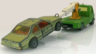 BMW 633 CSI and Mercedes 208 tug. Custom restoration of Siku models.