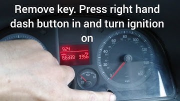 2007 VW Caddy Van service indicator reset how to