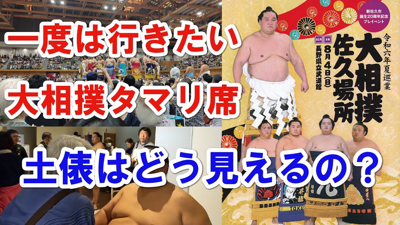 大相撲のタマリ席って？取組はどう見えるの？はじめての巡業相撲観戦