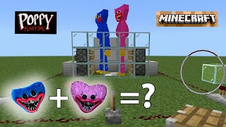 Kissy Missy + Huggy Wuggy = ?  (MOD in Minecraft PE)