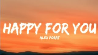 Alex Porat  Happy For You s