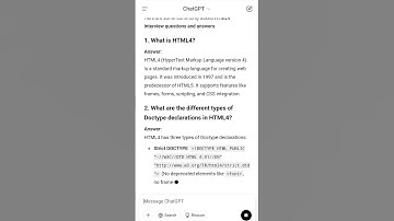HTML4 Interview Questions and Answers #html #career #shorts